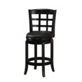 thumbnail image 2 of Bowery Hill 26" Contemporary Wood/Faux Leather Swivel Counter Stool in in Black, 2 of 4