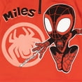 thumbnail image 4 of Marvel Spidey and His Amazing Friends Miles Morales Little Boys Fleece Half Zip Hoodie Toddler to Little Kid, 4 of 5