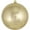 Shiny Gilded Gold, variant on Christmas By Krebs Ornament, Large Commercial Grade Indoor and Outdoor Shatterproof Plastic, UV and Water Resistant Ball Ornament Decorations