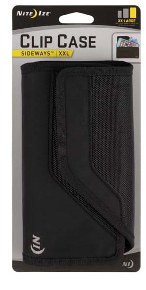 Nite Ize CCS2L-01-R3 Universal Cellphone Clip Case Sideways, XXL Black