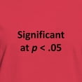 thumbnail image 3 of CafePress - Significant At P < .05 Women's T Shirt - Women's Traditional Fit Dark T-Shirt, 3 of 4