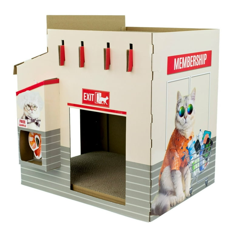 Costco Warehouse Cat Scratcher, Reinforced Cardboard, Spacious