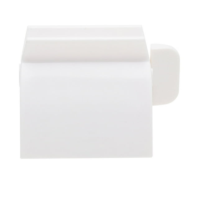 Shisuyan Rolling Tube Toothpaste Squeezer Toothpaste Seat Holder Stand Easy Dispenser Bathroom Accessories (White)