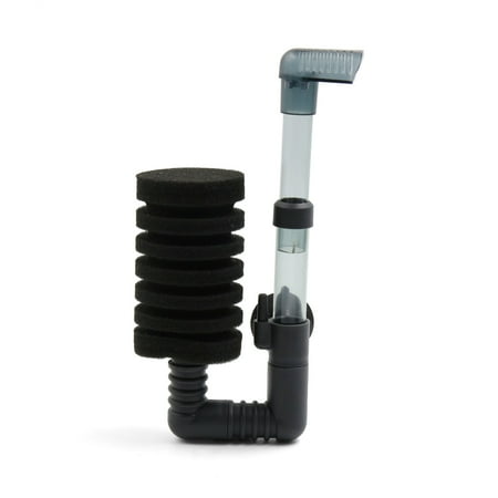 aquarium suction sponge bio pump filter tank fish plastic cup air