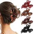 thumbnail image 1 of Stylish Hair Accessories, Non-slip Design, Metal, Brown, 4 Pack, 1 of 4
