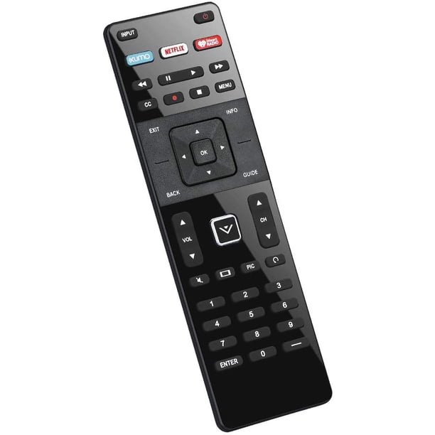 Mando a distancia de repuesto para Vizio Smart TV Remote XRT-122 y Vizio Smart TV 4K UHD HDR HDTV SmartCast Internet Vizio DE Series LED LCD 24 28 32 39 40 43 48 50 55 58 60 65 70 pulgadas TV Netflix JFHHH pequeña