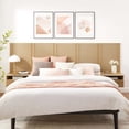 thumbnail image 3 of Modway Render Wall Mount Queen Headboard and Modern Nightstands in Oak, 3 of 8