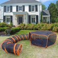 thumbnail image 1 of Small Animal Playpen with Fun Surround Tunnel & Top Cover - Perfect for Guinea Pigs, Hedgehogs, and Rabbits! Breathable & Transparent Pop Open Exercise Yard Fence in Anti-Escape Orange., 1 of 4