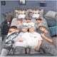 thumbnail image 4 of Juego De Ropa De Cama 3 En 1 De Dibujos Animados BTS YT3 Funda De Edredón Almohada Dormitorio Cómodo Traje De Casa Lavable TY3, 4 of 4