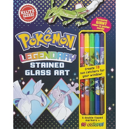 Pokémon Legendary Stained Glass, (Paperback)