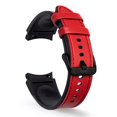 thumbnail image 1 of Correa de reloj de 20 mm para Samsung Watch 4 5 40 mm 44 mm Pulsera para Samsung Galaxy Watch 5 Pro Classic 42 mm 46 Silicona + bandas de cuero Tan Jianjun unisex, 1 of 2