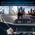 thumbnail image 2 of Universal Vehicle Smart HUD Display Speedometer Odometer with Acceleration Time Compass Altitude Driving Distance Over Speed Alarm HD LED Display for All Vehicle TeqHome, 2 of 10