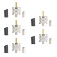 thumbnail image 1 of Lot de 5 connecteurs coaxiaux à sertir UHF PL259 mâles, adaptateurs RF, 1 of 4