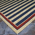 thumbnail image 4 of Couristan Covington Nautical Stripes Rug In Navy-Red - (2 Foot x 4 Foot), 4 of 7