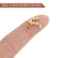 thumbnail image 4 of Uxcell 20g Crushed Glass Chips, 2-4mm Irregular Metallic Chunky Sequins Glass Stone Shallow Gold, 4 of 5
