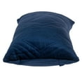 thumbnail image 4 of HomeRoots Navy Quilted Diamonds Velvet Solid Color Lumbar Pillow Orange, 4 of 5