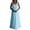 Sky Blue, variant on LWITHSZG Plus Size Ruffle Maxi Dresses for Women Pleated Front Flowy Sleeveless Summer Dress Beach Vacation Long Sundress S-5XL