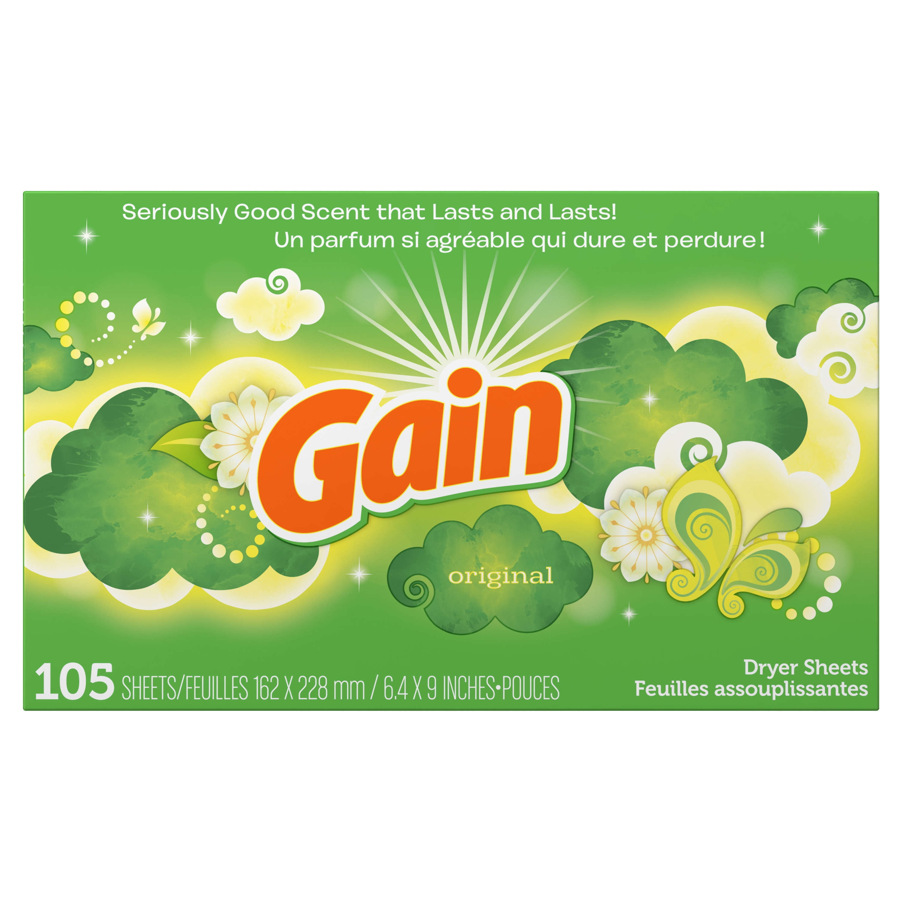 gain dryer sheets original 105 count walmart com walmart dryer sheets