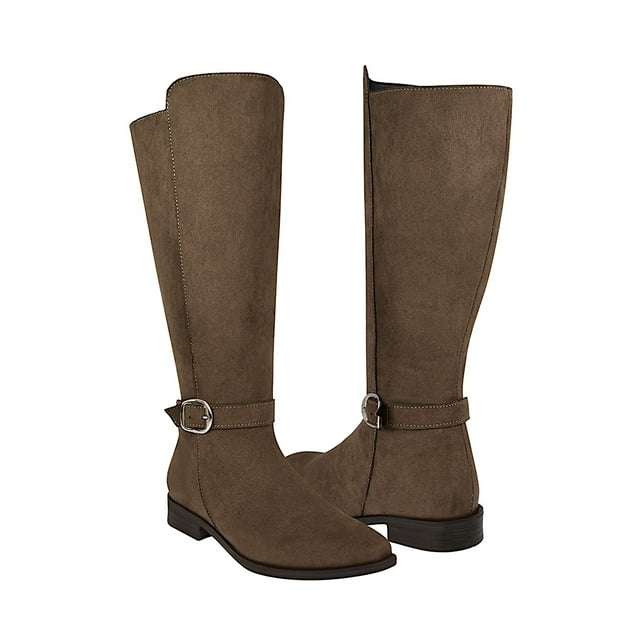 BOTAS STYLO MUJER 68112 SUEDE CAFÉ