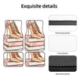 thumbnail image 5 of Cauagu Stylish High Heels On Books Pattern Car Floor Mat Set of 4,Car Carpet Mats Car Mats with Anti-Slip Backing & Driver Heel Pad Universal Fit for Cars/Trucks/SUV/Vans, 5 of 6