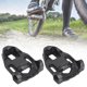 thumbnail image 3 of Heitune 1 Par De Plástico Negro Bici del Camino De La Grapa De Bloqueo Antideslizante Bici del Camino De La Grapa Compatible con Riding, 3 of 5