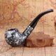 thumbnail image 1 of Tabaco marmolizado, pipa duradera, pipa de tabaco veteada, pipa para fumar, accesorios de detectives para puesta en escena de Halloween, 1 of 5