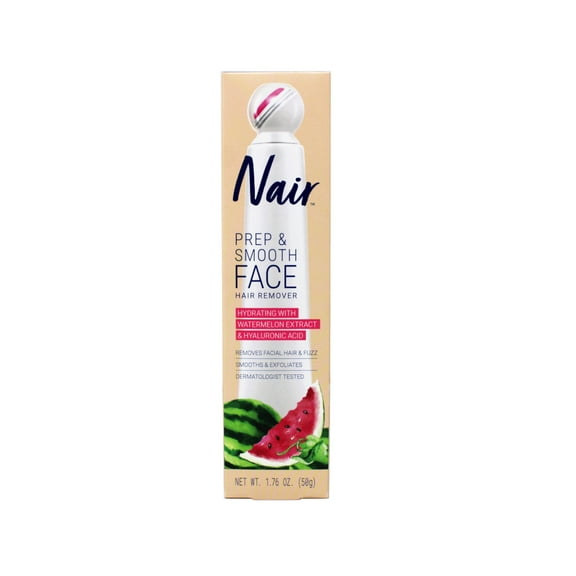 Nair Hair Remover Prep Smooth Face Hair Remover Hydrating, 1.76 Oz., Pack of 12