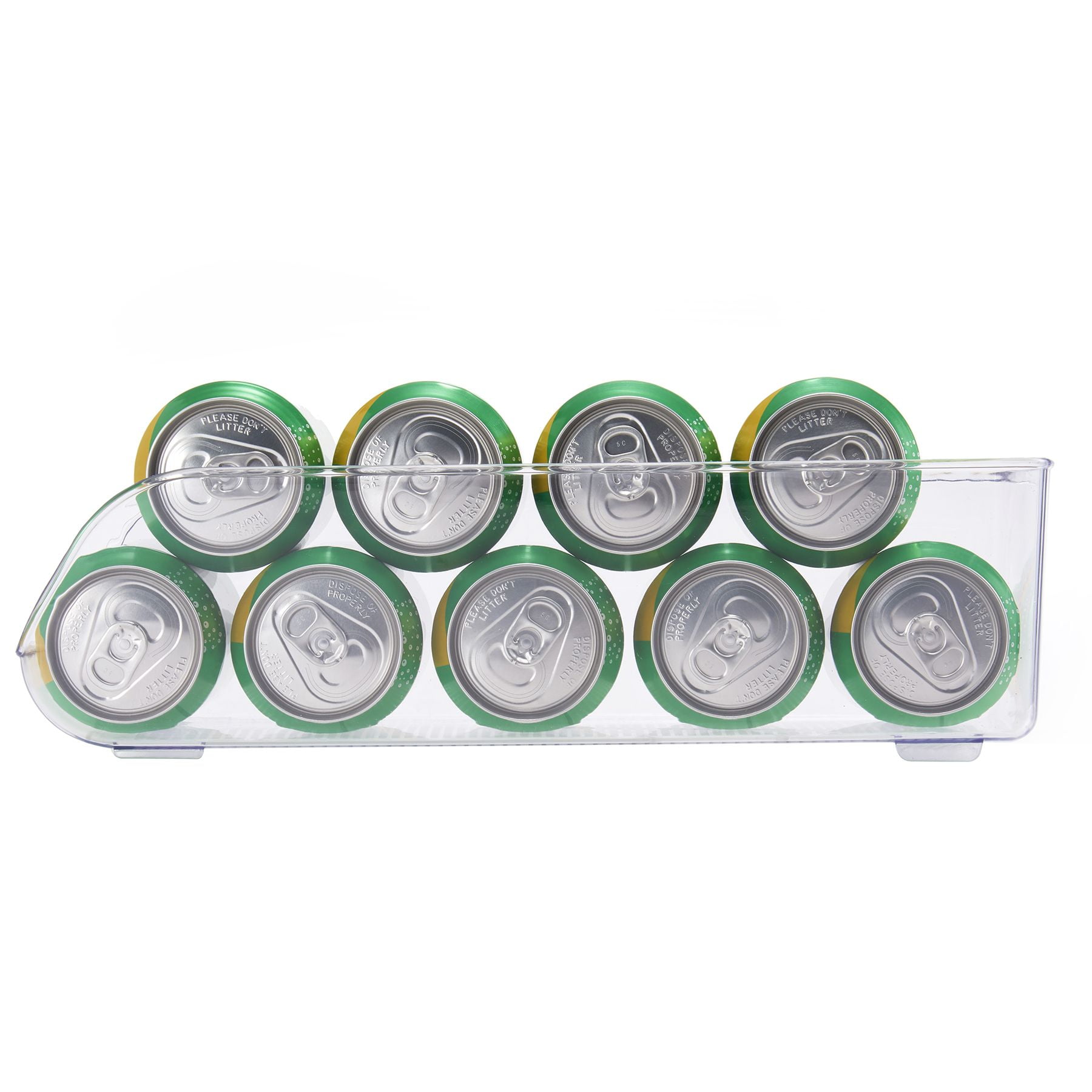 Mainstays Soda Frdige Bin, Clear Plastic
