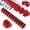 Red, variant on 12 Pcs Magnetic Wrench Organizer, Modular Tool Box Drawer Holder, for SAE & Metric Wrenches, Toolbox Organization for Mechanics