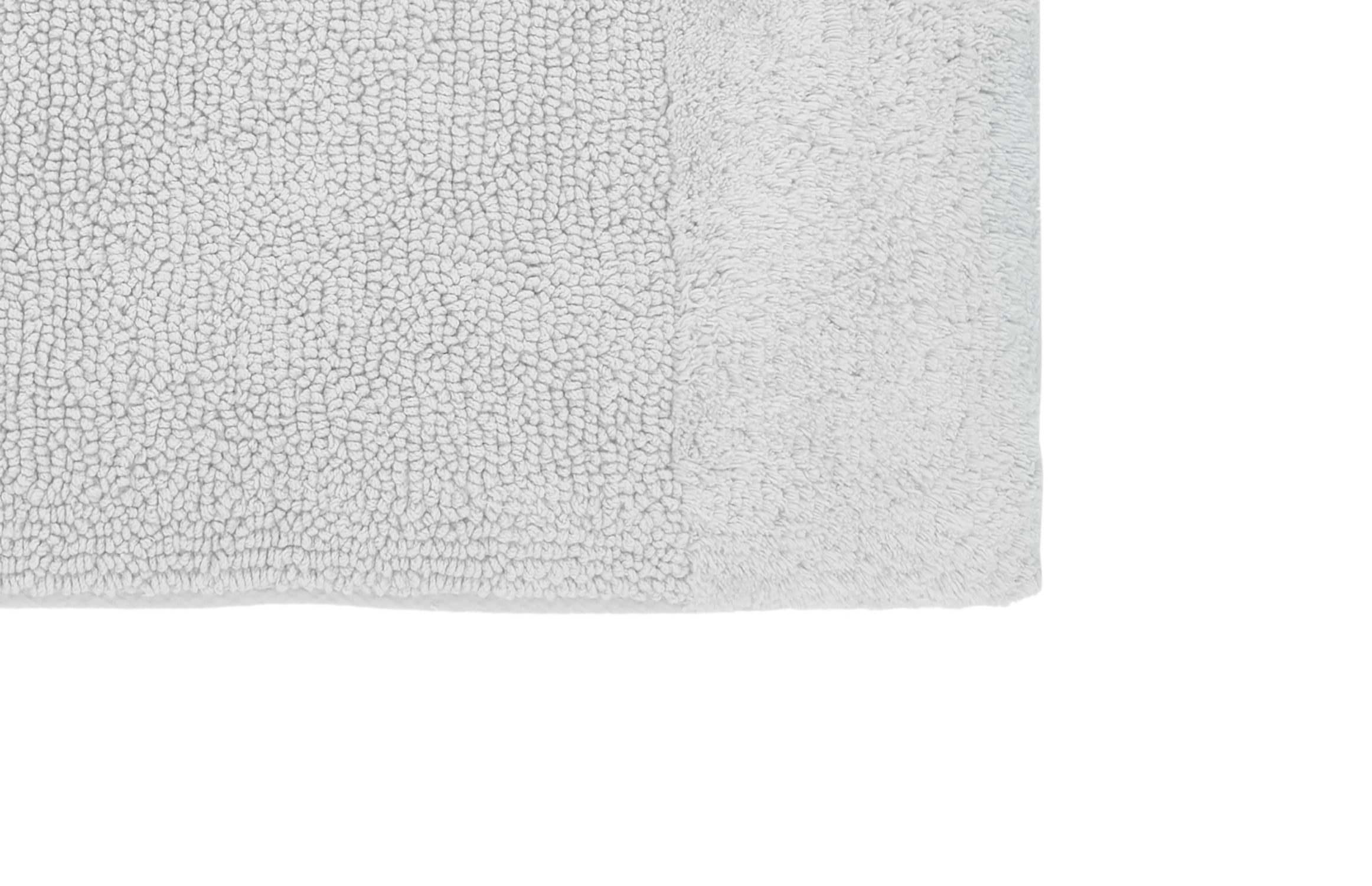 Better Trends 4 Piece Bathroom Rug Set, 100% Cotton, Extra Soft Tufted Bath Mat, Water Absorbent & Non Slip Bath Rug, (White) Granada Collection