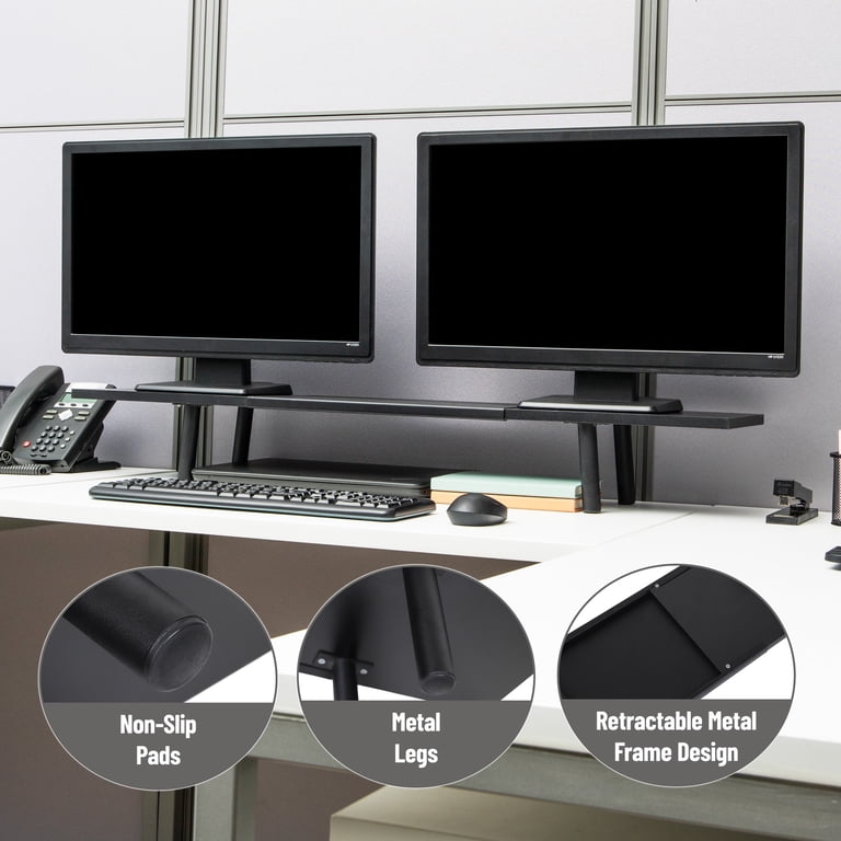 Mind Reader Extendable Monitor Stand, Adjustable Width photo 5