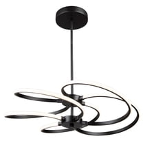 Artcraft Lighting Equinox 40W LED Pendant Black