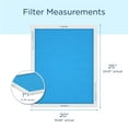 thumbnail image 5 of Medify Air 20x25x1 Air Filter, MERV 13 Pleated with HEPA, HVAC Furnace Filter, 2-Pack, 5 of 6