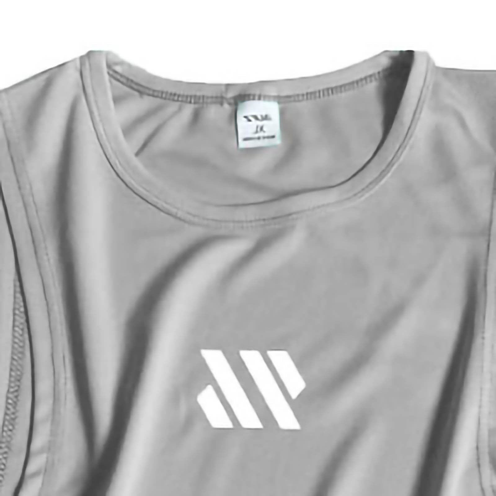Hvogkswy Tank Tops Men, Solid Color Crew Neck Sleeveless T-Shirts Loose Breathable Outdoor Workout Running Summer Muscle Tank Tops, Sizes M-4XL