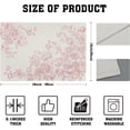 thumbnail image 4 of Chinoiserie Flowers Placemats Set of 4, 12x18 Inch Pink and Cream Floral Leaves Vintage Botanical Place Mat Heat Resistant Washable Mats Spring Kitchen Dining Table Decoration, 4 of 8