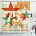 thumbnail image 1 of Ambesonne Vintage Shower Curtain, Worldwide Greetings, 69"Wx70"L, Multicolor, 1 of 3