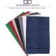thumbnail image 5 of 2025 Latest Model White Linen Bound Hand Towels - 6 Pack - 14" x 22" - Fingertip Towels White, 5 of 5