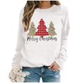 thumbnail image 2 of WEAIXIMIUNG Sweatshirts Grande Taille pour Femmes 3X Imprimé de Noël Décontracté à Manches Longues Pull Col Rond Sweat à Capuche, 2 of 4