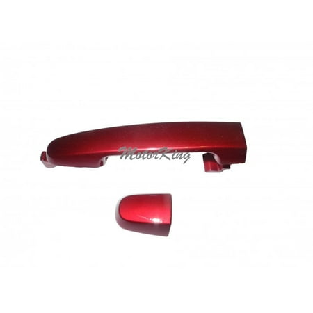 Pontiac Firebird Outside Door Handle - Rear Outside Door Handle W/O Keyhole For 2001-2013 Pontiac Scion Toyota Camry Corolla RAV4 tC xA xB Dark Carmine 3M8