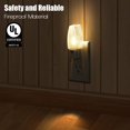thumbnail image 3 of Luz Nocturna Enchufable Emotionlite, Luces Nocturnas Led De Color Blanco Cálido, Sensor De Atardecer A Amanecer, Guardería Para Niños, Dormitorio, Baño, Pasillo, Escaleras, Cocina, Certificación Ul, P, 3 of 7