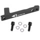 thumbnail image 1 of PM A-F180 IS B-F203/R180 Convertidor para bicicleta, adaptador de freno de disco de bicicleta negro, 1 of 8
