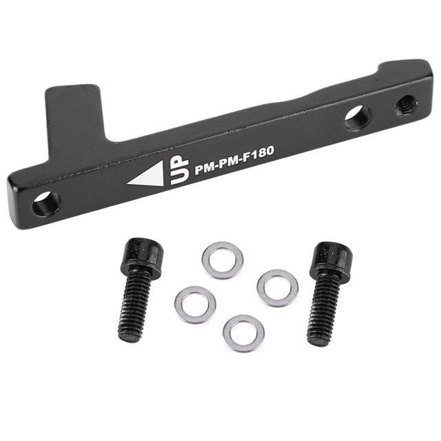PM A-F180 IS B-F203/R180 Convertidor para bicicleta, adaptador de freno de disco de bicicleta negro
