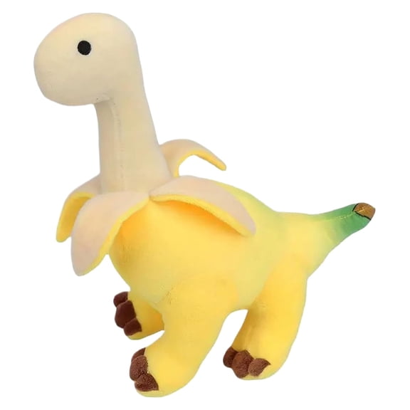 LKWLPD Banana Dinosaur Plush, Banana Stuffed Animal Cute Pillow Funny weirdFruit Plushie The for Dinosaur Lovers Figures Birthday for Kids Girls and Boys 12inch