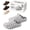 Grey, variant on Cloud Walk Clogs 3D EVA Performance Cloud Clogs Slip Ons for Man Women | Breathable,Lightweight,Summer Beach Garden Shoe Sneaker Sandal,Non-slip,Quick Dry,Soft Hollow Out
