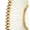 thumbnail image 3 of SAFAVIEH Abbey 36.5 in. Timeless Line Round Mirror, Gold Foil, 3 of 5