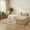 Beige2, variant on CANVORA 4-in-1 Flexible Modular Cloud Sofa, Deep Seat Sectional Couch with Convertible Adjustable Chaise, 2 Pillows Included, Zero Assembly Required