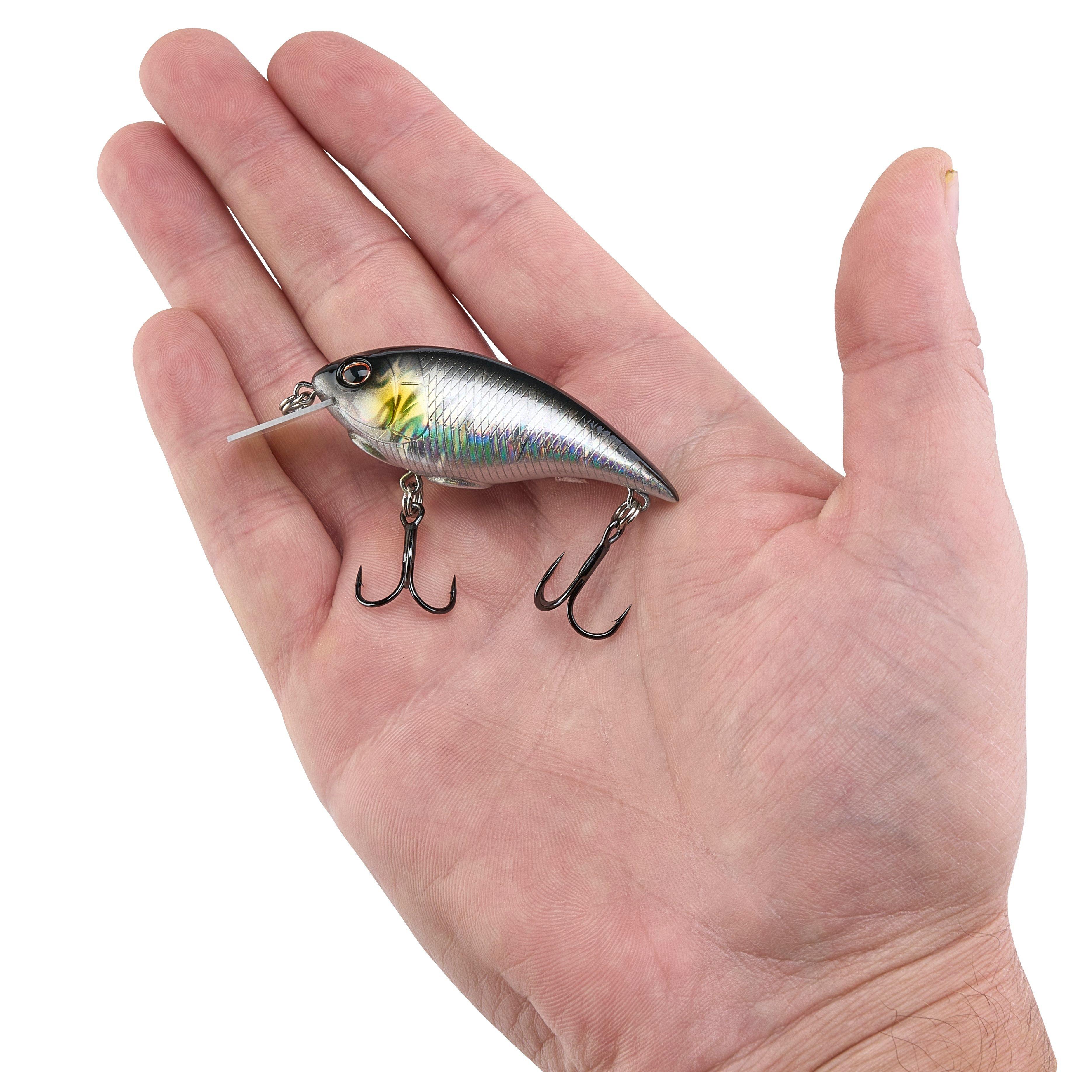 Berkley Shallow Money Badger Fishing Crankbait, 2.1 in, Hybrid Baitfish-Crayfish