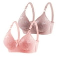 thumbnail image 1 of Timegard 2 Pc Bras Summer for Women Adjustable Strap Lace Full Coverage Wirefree Comfortable Everyday Bra, 1 of 3