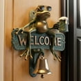 thumbnail image 2 of Resin Welcome Doorbell with Frog Illustration for Homes, Weather-Resistant and Easy to Mount, 2 of 9