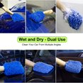 thumbnail image 5 of 48" Long Handle Car Wash Brush Mop, 2-in-1 Chenille Microfiber Car Cleaning Kit with 2 Mop Heads & 5 Detailing Brushes, for Car Truck SUV RV Boat Washing, 5 of 11